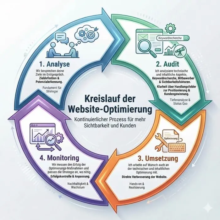 il ciclo dell'ottimizzazione SEO